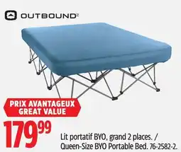 Canadian Tire Outbound Queen-Size BYO Portable Bed offer