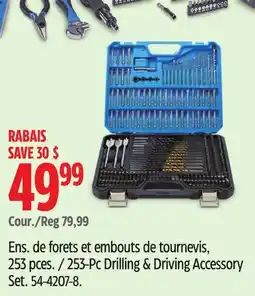 Canadian Tire Mastercraft 253-Pc Drilling & Driving Accessory Set offer