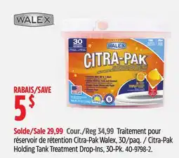 Canadian Tire Citra-Pak Holding Tank Treatment Drop-Ins, 30-Pk offer