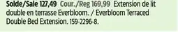 Canadian Tire Everbloom Terraced Double Bed Extension offer