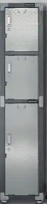 Canadian Tire MASTERCRAFT 3-Door Locker with Shelves. 15 x 18 x 72˝ h offer