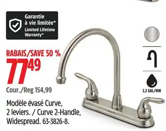 Canadian Tire Curve 2-Handle, Widespread offer