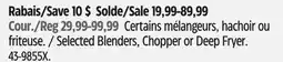 Canadian Tire Starfrit Selected Blenders, Chopper or Deep Fryer offer