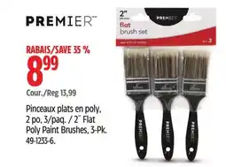 Canadian Tire Premier 2˝ Flat Poly Paint Brushes offer