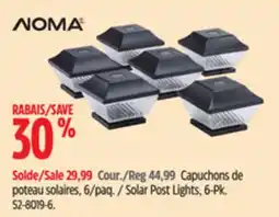 Canadian Tire Noma Solar Post Lights, 6-Pk offer