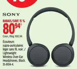 Canadian Tire Lightweight Wireless Over-Ear Headphones, Black offer
