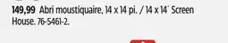 Canadian Tire 14 x 14´ Screen House offer