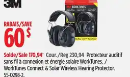 Canadian Tire WorkTunes Connect & Solar Wireless Hearing Protector offer