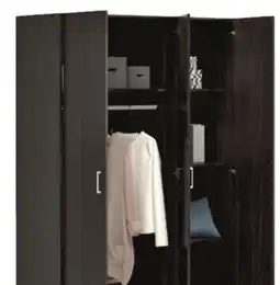 Canadian Tire Sauder 3-Door Wardrobe. Espresso offer