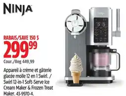 Canadian Tire Ninja Swirl 12-in-1 Soft-Serve Ice Cream Maker & Frozen Treat Maker offer