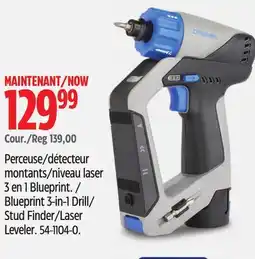 Canadian Tire Blueprint 3-in-1 Drill/ Stud Finder/Laser Leveler offer