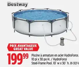Canadian Tire HydroForce Steel-Frame Pool. 10´ w x 30˝ h offer