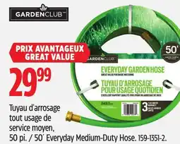 Canadian Tire Gardenclub 50´ Everyday Medium-Duty Hose offer