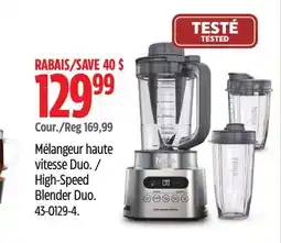 Canadian Tire High-Speed Blender Duo offer
