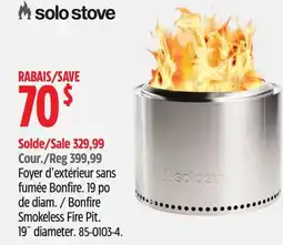 Canadian Tire Solo Stove Bonfire Smokeless Fire Pit offer
