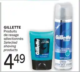 Brunet GILLETTE Produits de rasage sélectionnés offer
