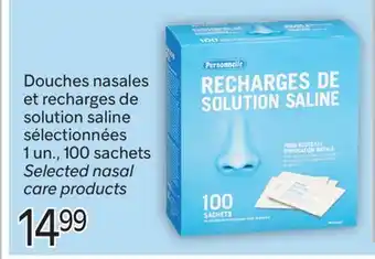 Brunet PERSONNELLE Douches nasales et recharges de solution saline sélectionnées offer