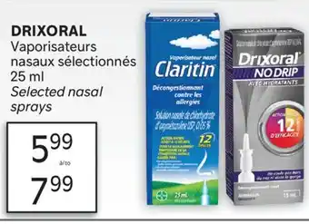 Brunet DRIXORAL Vaporisateurs nasaux sélectionnés offer