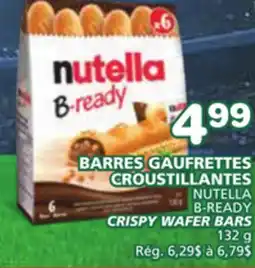 Marches Tradition NUTELLA B-READY CRISPY WAFER BARS offer