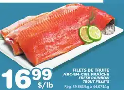 Marches Tradition FRESH RAINBOW TROUT FILLETS offer
