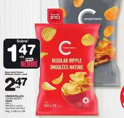 Marches Tradition COMPLIMENTS CHIPS offer