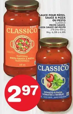 Marches Tradition CLASSICO PASTA SAUCE, PIZZA SAUCE OR PESTO offer
