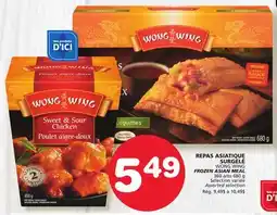 Marches Tradition WONG WING FROZEN ASIAN MEAL offer