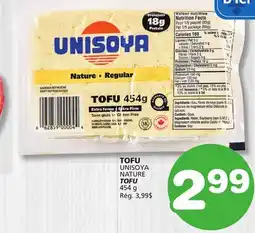 Marches Tradition UNISOYA NATURE TOFU offer