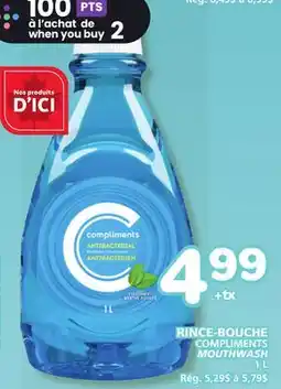 Marches Tradition COMPLIMENTS MOUTHWASH offer