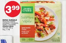 Marches Tradition HEALTHY CHOICE GOURMET STEAMERS, SIMPLY STEAMERS FROZEN MEAL offer
