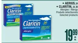 Jean Coutu AERIUS, CLARITIN Allergy offer