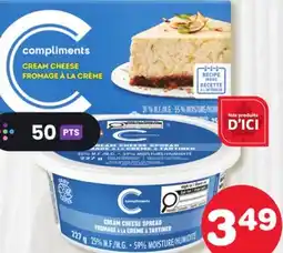 Marches Tradition COMPLIMENTS CREAM CHEESE offer