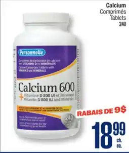 Jean Coutu PERSONNELLE Calcium offer