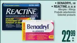Jean Coutu BENADRYL, REACTINE Allergy offer