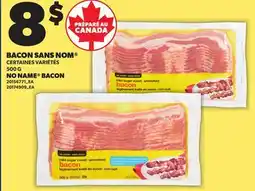 Provigo BACON SANS NOM, 500 G | NO NAME BACON offer