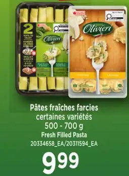 Provigo PÂTES FRAÎCHES FARCIES OLIVIERI | OLIVIERI FRESH FILLED PASTA offer