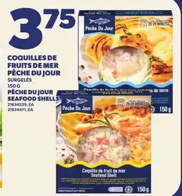 Provigo COQUILLES DE FRUITS DE MER PÊCHE DU JOUR, 150 g | PÊCHE DU JOUR SEAFOOD SHELLS SEAFOOD SHELLS offer
