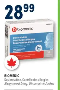Familiprix BIOMEDIC Allergy control, 5 mg, 50 tablets offer