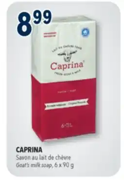 Familiprix CAPRINA, Goat's milk soap offer