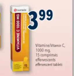 Familiprix BIOMEDIC, Vitamin C, 1000 mg, 15 effervescent tablets offer