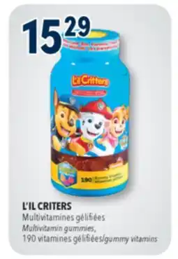 Familiprix L'IL CRITERS Multivitamin gummies, 190 gummy vitamins offer