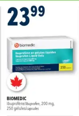 Familiprix BIOMEDIC Ibuprofen, 200 mg, 250 capsules offer