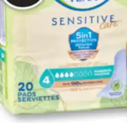 Familiprix ESSENTIEL or TENA, Selected pads or liners offer