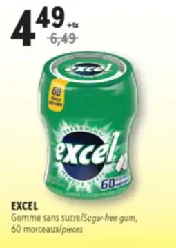 Familiprix EXCEL Sugar-free gum, 60 pieces offer