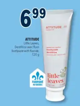 Familiprix ATTITUDE, Little Leaves, Toothpaste with fluoride offer