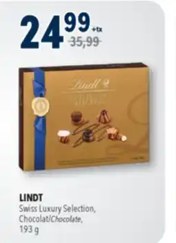 Familiprix LINDT, Swiss Luxury Selection, Chocolate offer