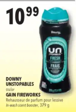 Familiprix DOWNY UNSTOPABLES or GAIN FIREWORKS, In-wash scent booster offer