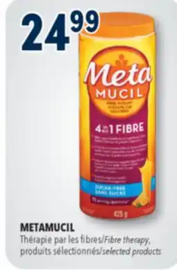 Familiprix METAMUCIL, Fibre therapy selected products offer
