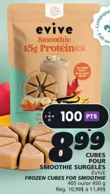 IGA EVIVE FROZEN CUBES FOR SMOOTHIE offer