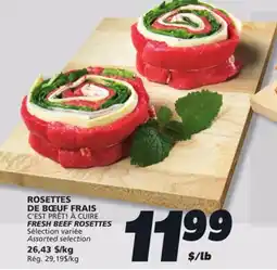IGA C'EST PRÊT! À CUIRE FRESH BEEF ROSETTES offer